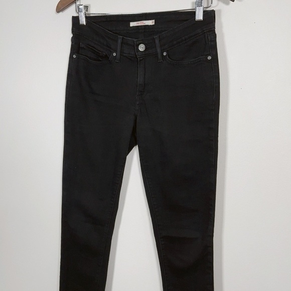 LEVI'S |  711 SKINNY BLACK JEANS - Picture 3 of 16